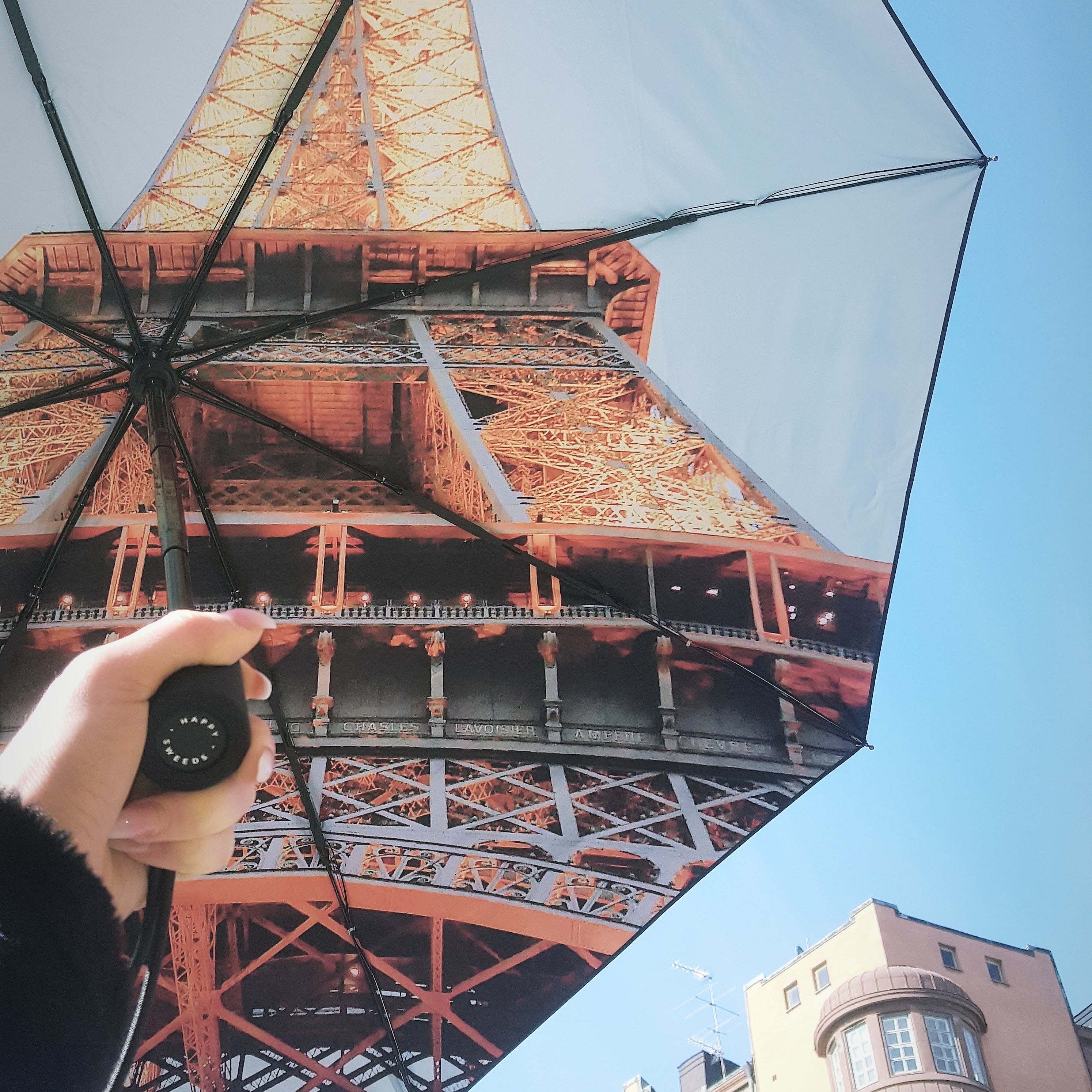 Parisian Drizzles with the Eiffel Umbrella