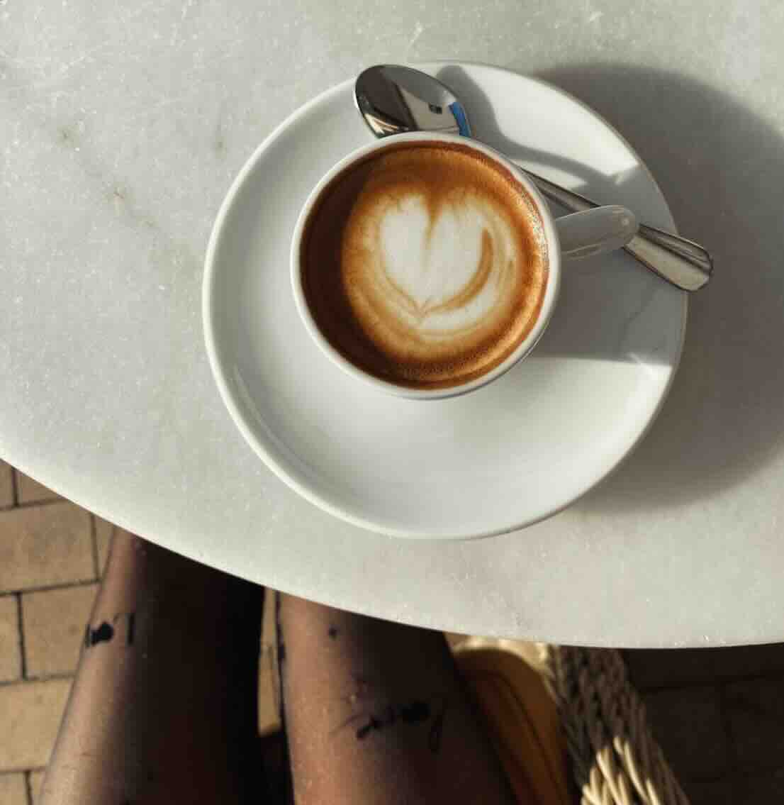Coffee Break Ibiza Print – Tranquil Island Life in A3 Size.
