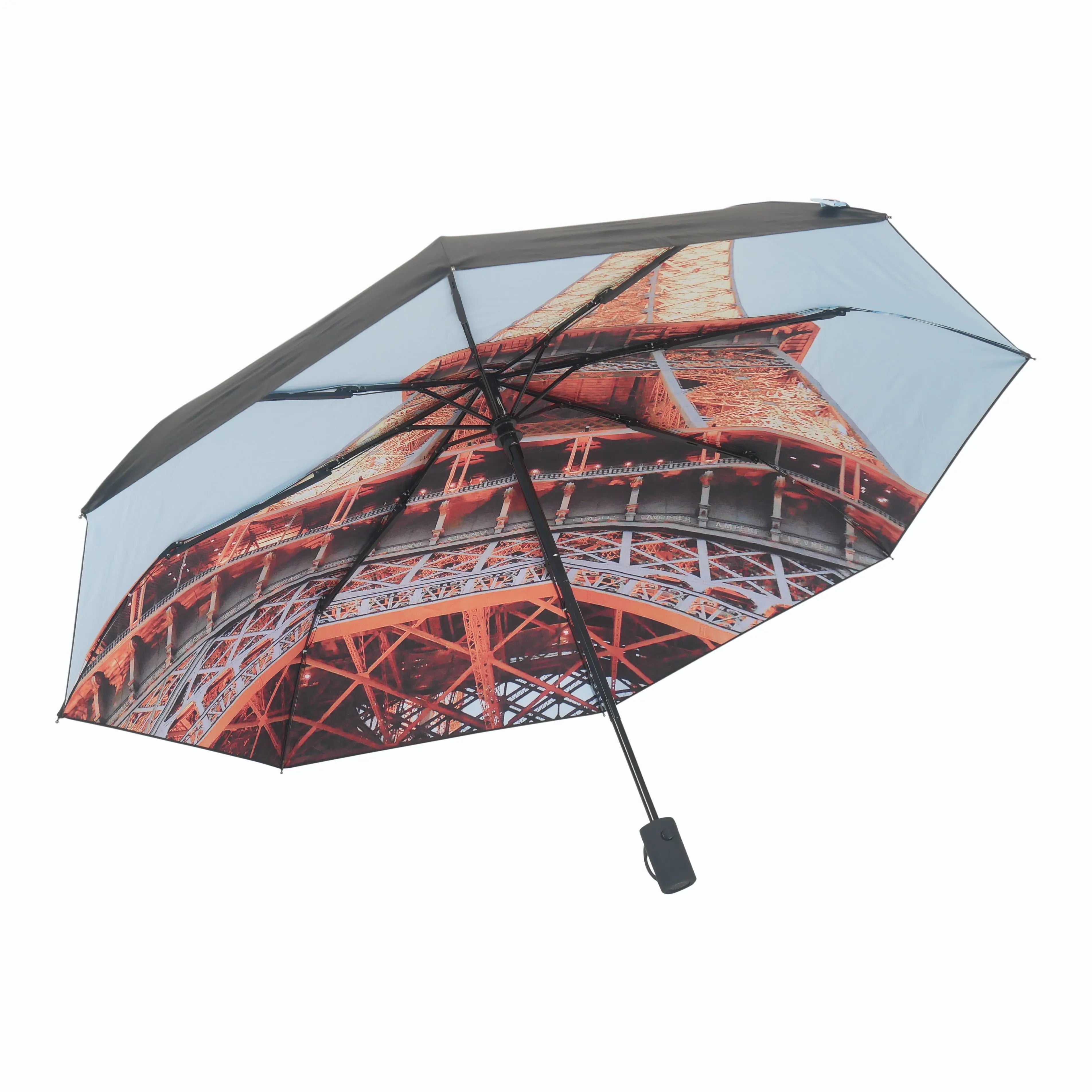 Eiffel Umbrella – Parisian Elegance, Windproof & UPF50+.