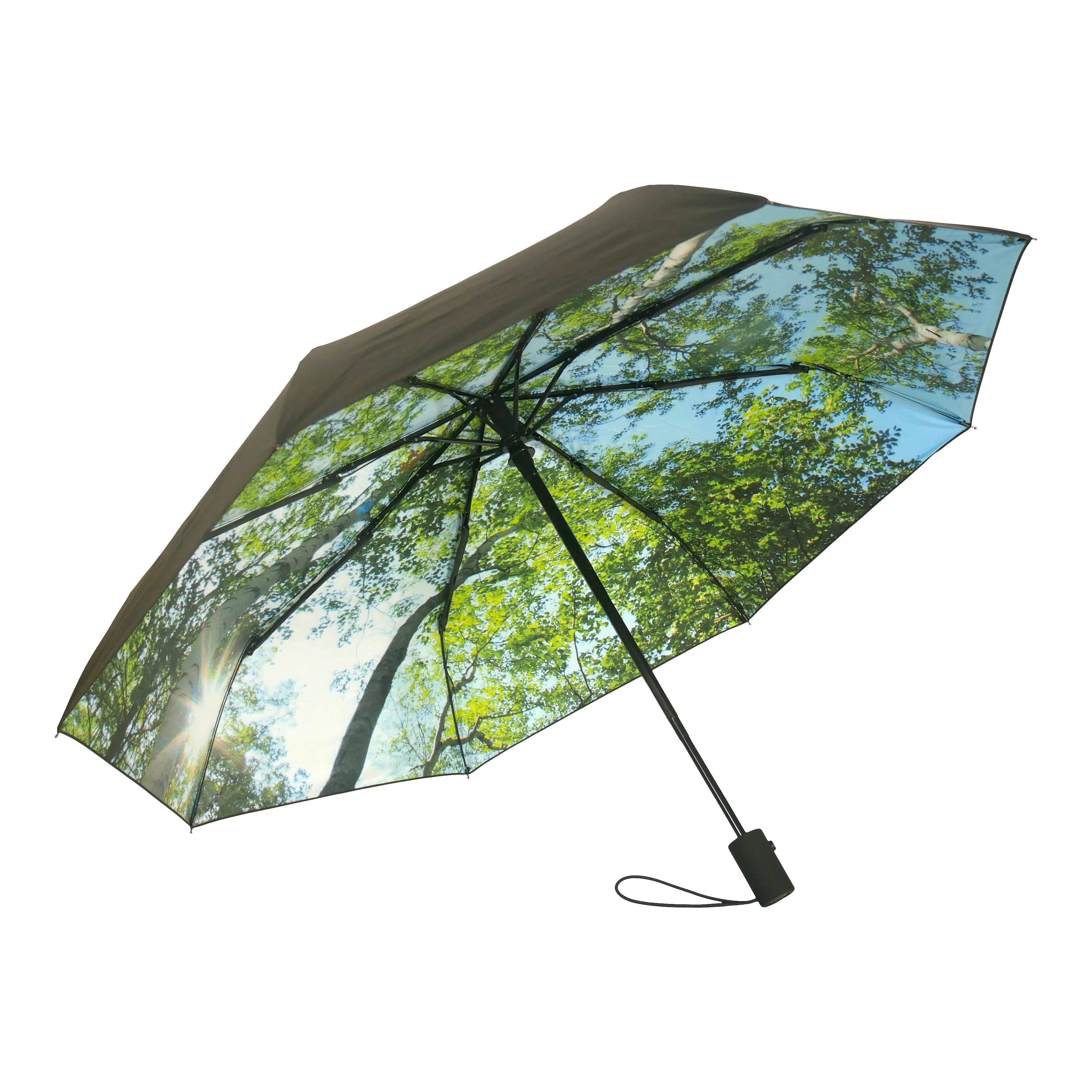 Forest Umbrella – Natural Elegance, Windproof & UPF50+.