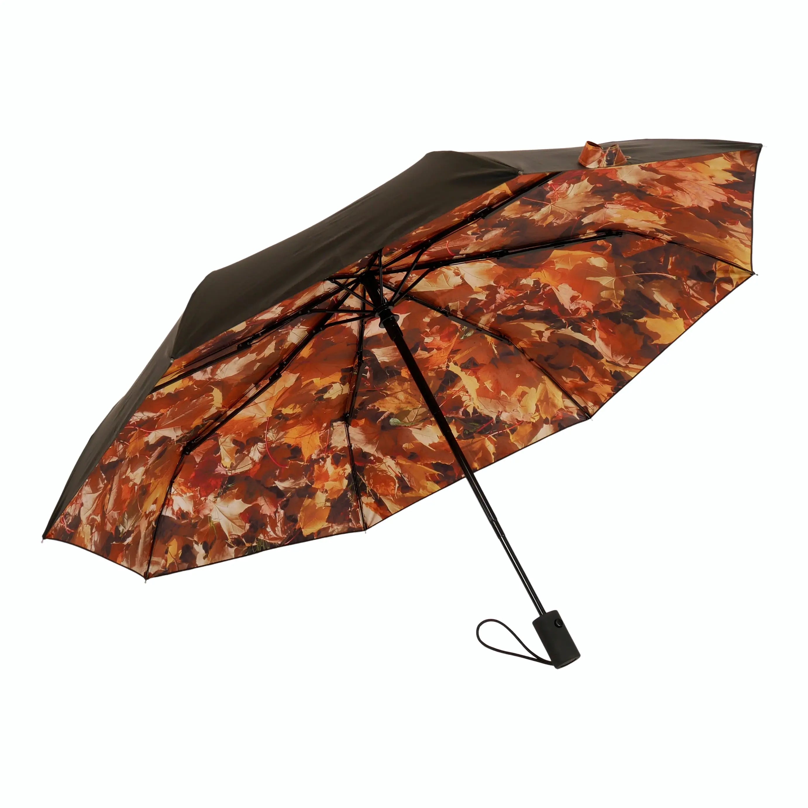 Höst Umbrella – Autumn Charm, Windproof & UPF50+ Protection.