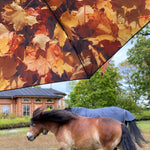 Höst Umbrella – Autumn Charm, Windproof & UPF50+ Protection.