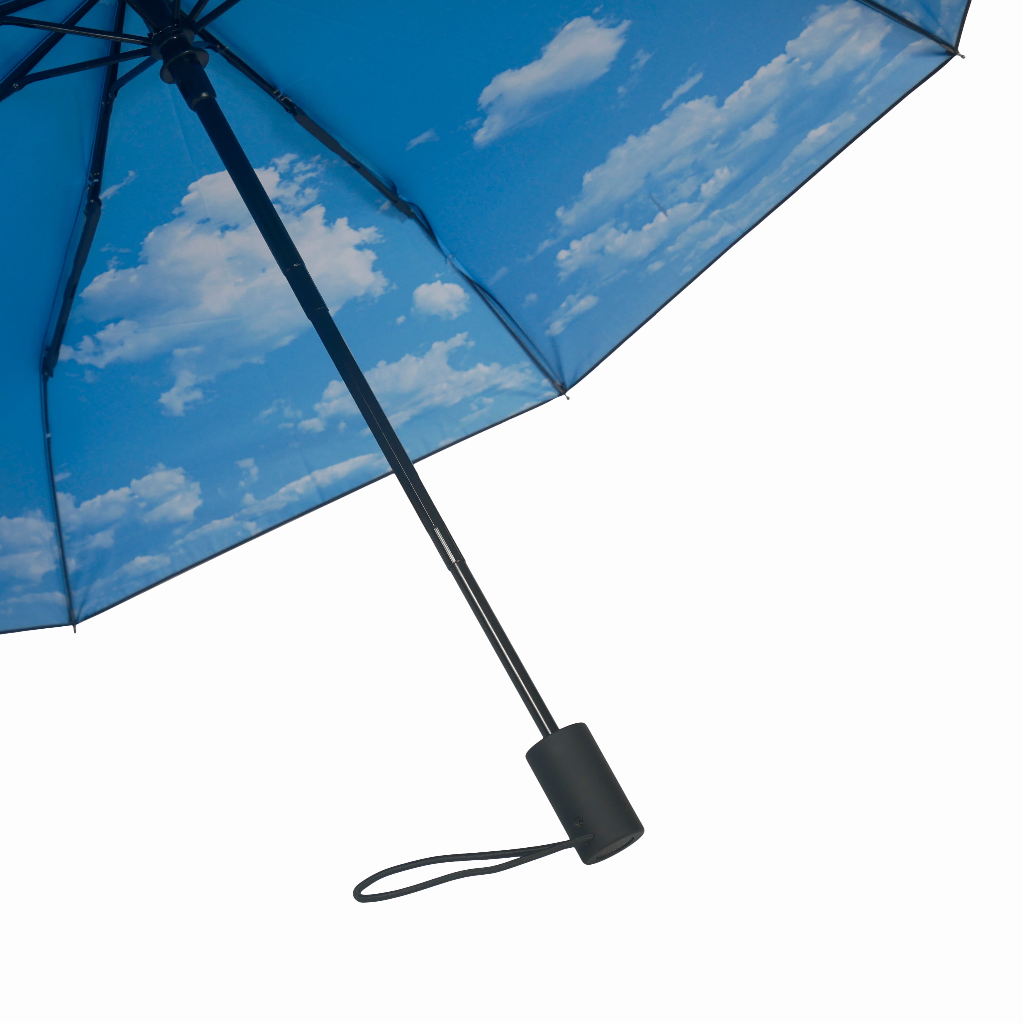 Sky Lake Umbrella – Serene, Windproof & UPF50+ Protection.