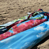Cherry beach and terrace parasol
