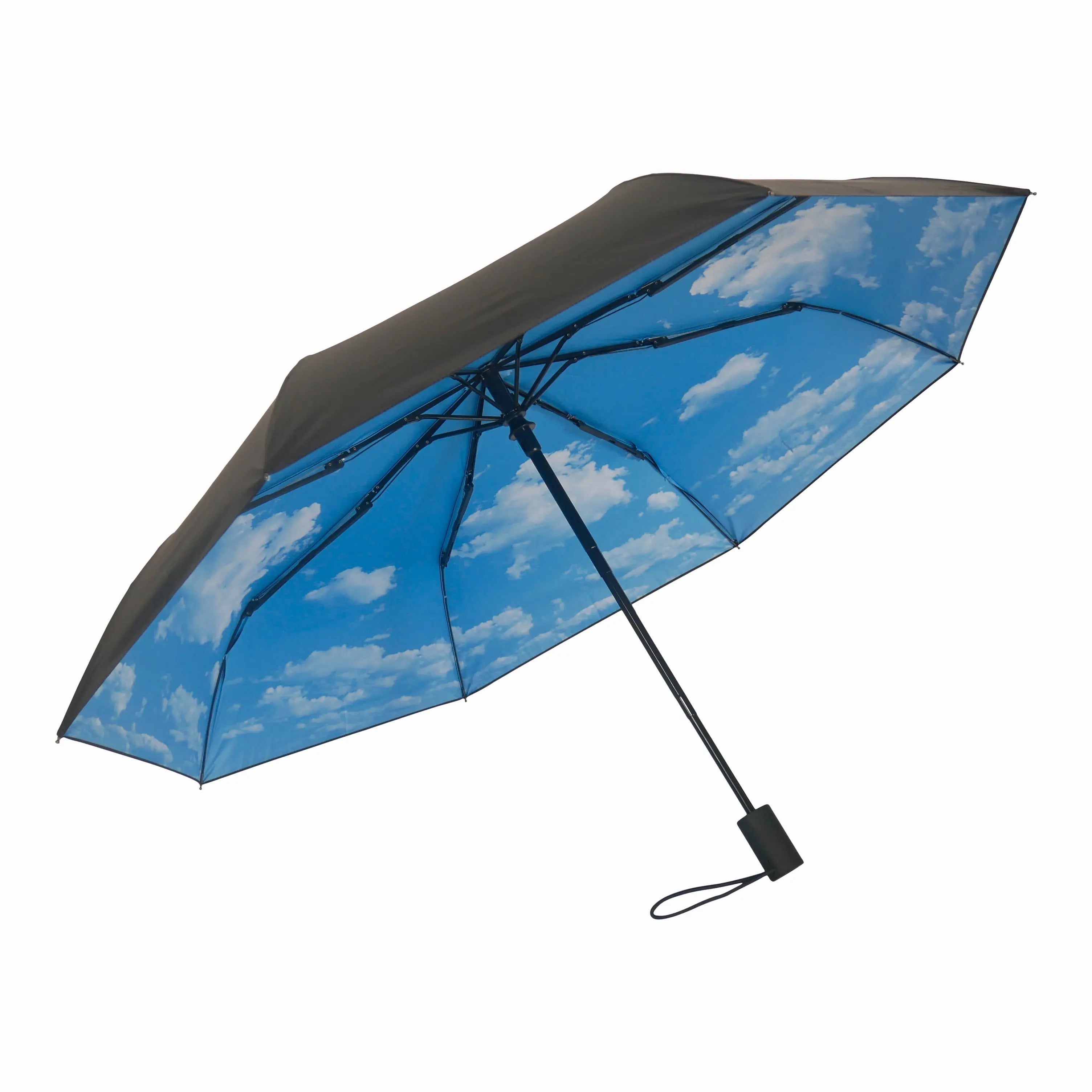 Sky Lake Umbrella – Serene, Windproof & UPF50+ Protection.