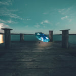 Sky Lake Umbrella – Serene, Windproof & UPF50+ Protection.