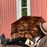 Höst Umbrella – Autumn Charm, Windproof & UPF50+ Protection.