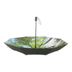 Forest Umbrella – Natural Elegance, Windproof & UPF50+.