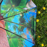 Paradise Umbrella – Tropical, Windproof & UPF50+ Protection.
